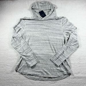 VRST Essential Hoodie Men M Heather Gray Hood Performance Modal Stretch NWT